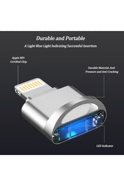 Lightning To Micro SD/TF Card Reader iPad/iPhone 14/13/12/11/X/Pro Max/Plus Uyumlu Metal Çevirici