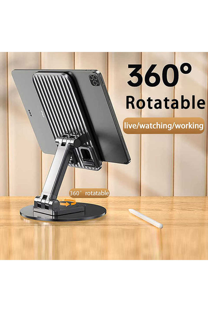 Yüksek Kaliteli Katlanabilir 360 Dönebilen Ayarlanabilir Telefon Tutucu Masa Üstü Tablet Standı
