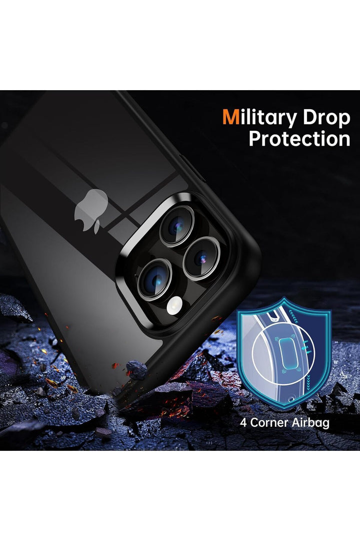 iPhone 15 Pro Max Uyumlu Kılıf Kamera Çevresi Metal Sararmaya Karşı Dayanıklı Koruyucu Silikon Kapak