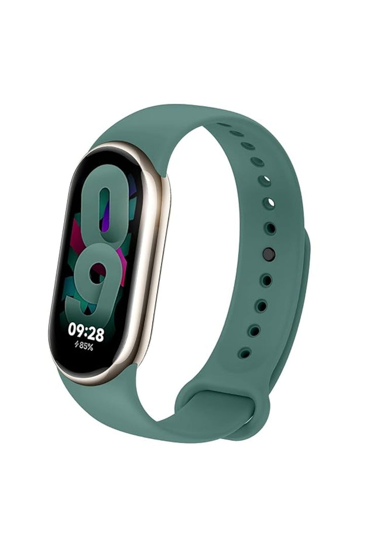 Xiaomi Mi Band 9 Uyumlu Kordon Liquid Silikon Ayarlanabilir Renkli Lekelere Dayanıklı Lansman Kordon