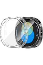 Load image into Gallery viewer, Samsung Galaxy Watch 8 40mm Uyumlu Kılıf Kasa ve Ekran Koruyucu Esnek Silikon Şeffaf Koruma
