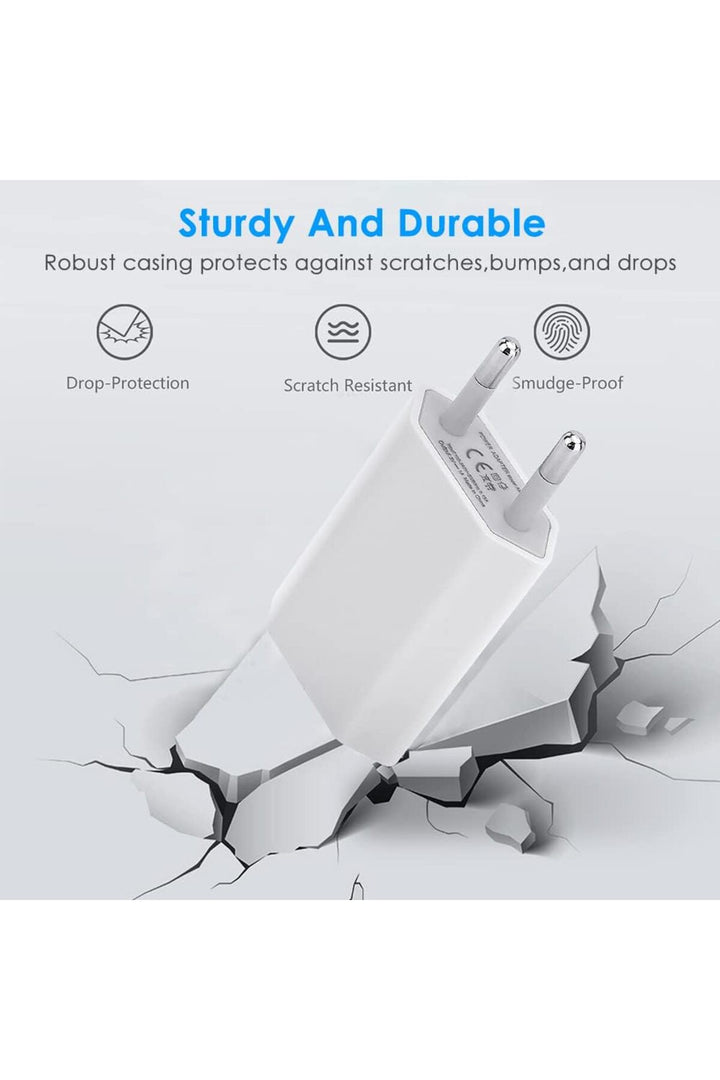 Apple iPad iPhone 4/5/6/7/8/8/Plus/Se/X/Xs/11/12/13/14 Uyumlu 1A 5W Şarj Adaptörü Şarj Başlığı/Cihaz