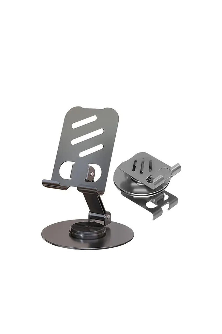 Yüksek Kaliteli Katlanabilir ve Ayarlanabilir Tablet Standı Telefon Tutucu Stand Masa üstü Gri Stand