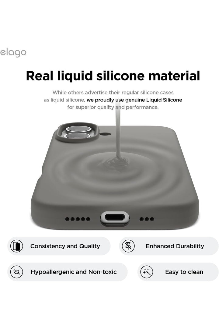 Yüksek Kaliteli iPhone 16 Uyumlu Kılıf Liquid Silikon Renkli Mat Lekelere Dayanıklı Kaymaz