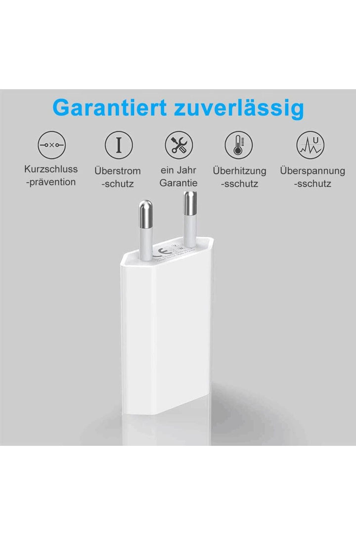 Apple iPad iPhone 4/5/6/7/8/8/Plus/Se/X/Xs/11/12/13/14 Uyumlu 1A 5W Şarj Adaptörü Şarj Başlığı/Cihaz