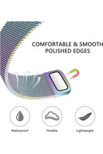 Load image into Gallery viewer, Apple Watch 9 8 7 6 5 4 3 2 Se 42mm/44mm/45mm/49mm Uyumlu Kordon Mıknatıslı Ayarlanabilir Metal
