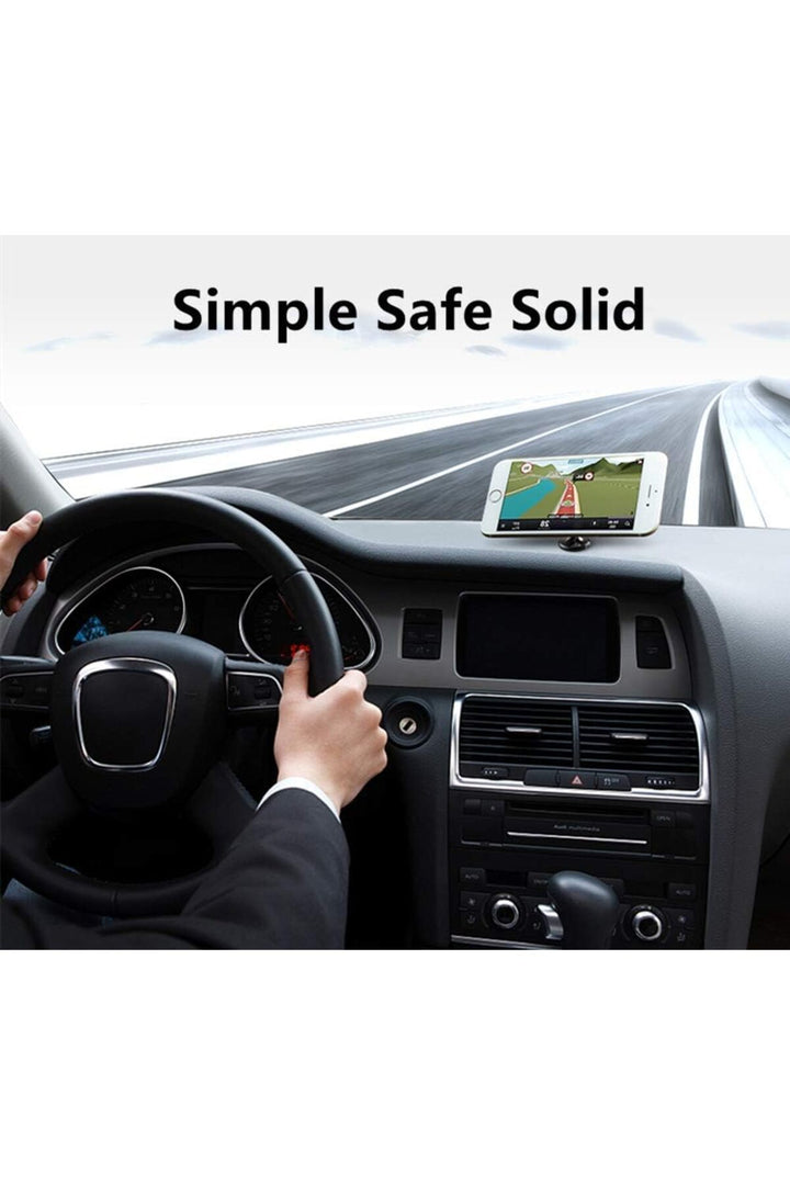 Araç İçi Telefon Tutucu Tüm Modeller ile Uyumlu 360 Dönebilen Metal Mıknatıslı Telefon Tutucu