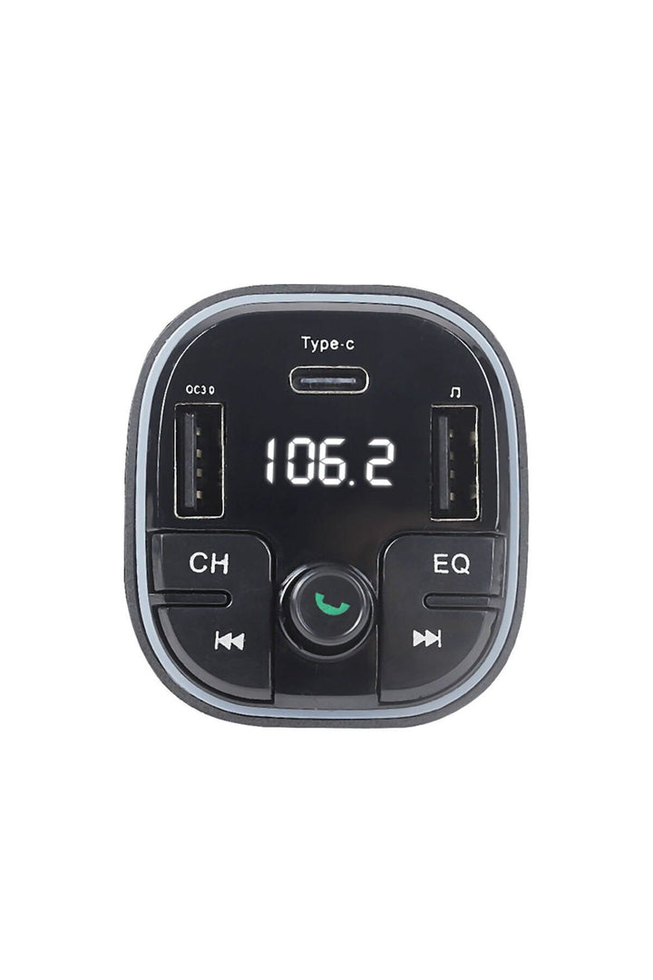 Bluetooth Araç Kiti Araç Fm Transmitter USB Type-C SD Kart MP3 Flash Için Uygun PD Çakmaklık Girişli