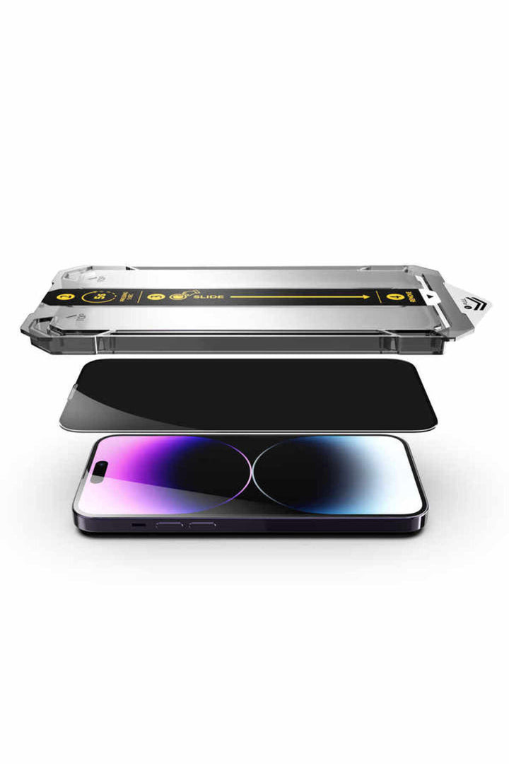 iPhone X Uyumlu Hayalet Ekran Koruyucu Takma Aparatlı Kolay Kurulum Dayanıklı Temperli Cam