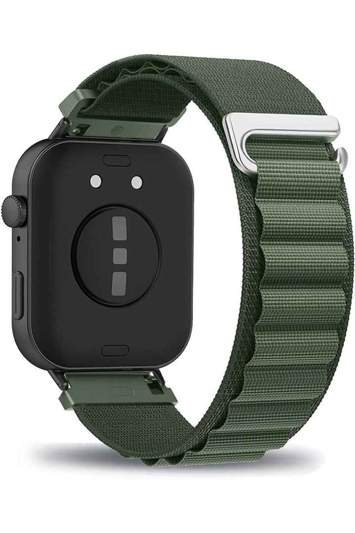 Huawei Watch Fit 3 Uyumlu Kordon Alpine Kumaş Kordon Ayarlanabilir Metal Toka Aparatlı Dayanıklı