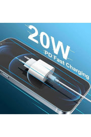 Apple iPhone 20W Hızlı Şarj Özellikli Usb-C Power Güç Adaptör ve Kablo (iPhone 14 - 13 - 12 - 11)