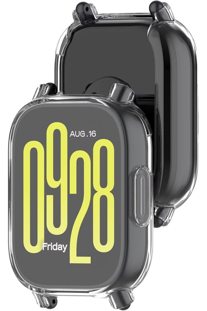 Xiaomi Redmi Watch 5 Active Uyumlu Ekran ve Kasa Koruyucu Çizilme ve Darbelere Dayanklı Esnek Koruma