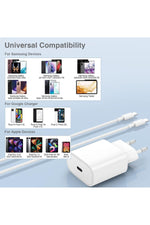 Load image into Gallery viewer, Samsung Galaxy S21/S22/S23/24/S24 Plus/S24 Ultra Uyumlu Hızlı Şarj 25W USB-C Type-C PD Şarj Cihazı
