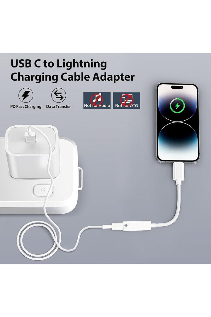 Lightning To Type C Çevirici Iphone 15/plus/16 Pro/17 Pro Max Uyumlu Şarj Adaptörü Şarj Dönüştürücü