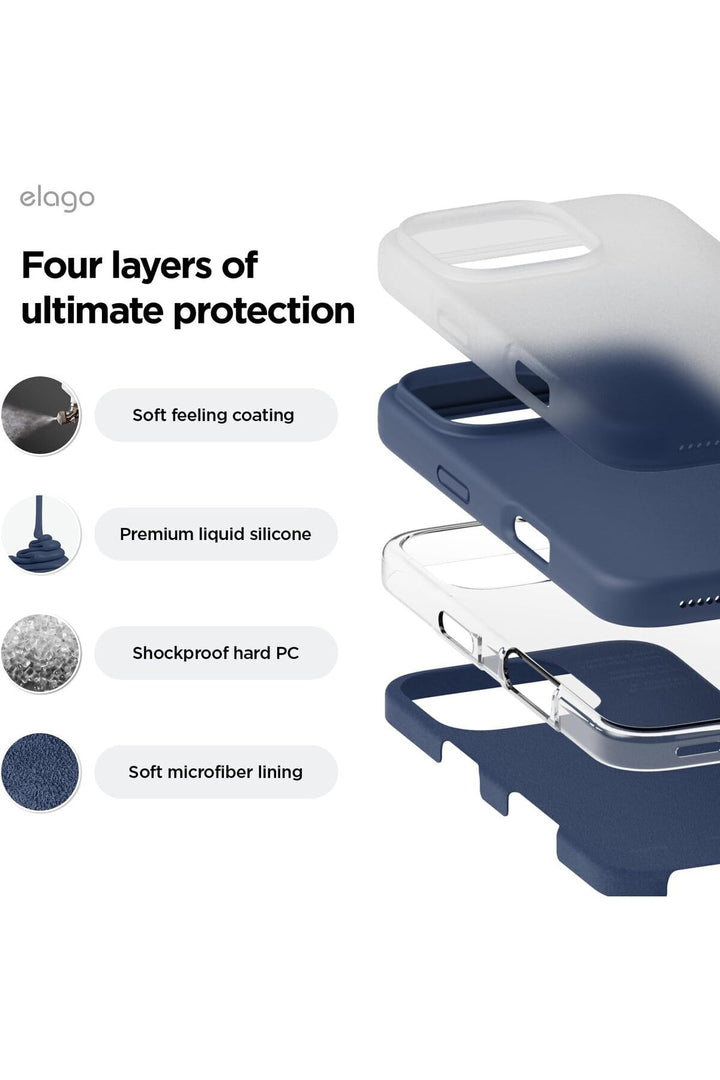 Yüksek Kaliteli iPhone 16 Pro Max  Uyumlu Kılıf Liquid Silikon Renkli Mat Lekelere Dayanıklı Kaymaz