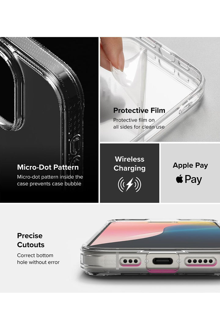 iPhone 16 Pro Uyumlu Kamera Çıkıntlı Korumalı Darbe Önleyici Şeffaf Esnek Renksiz Silikon Kapak