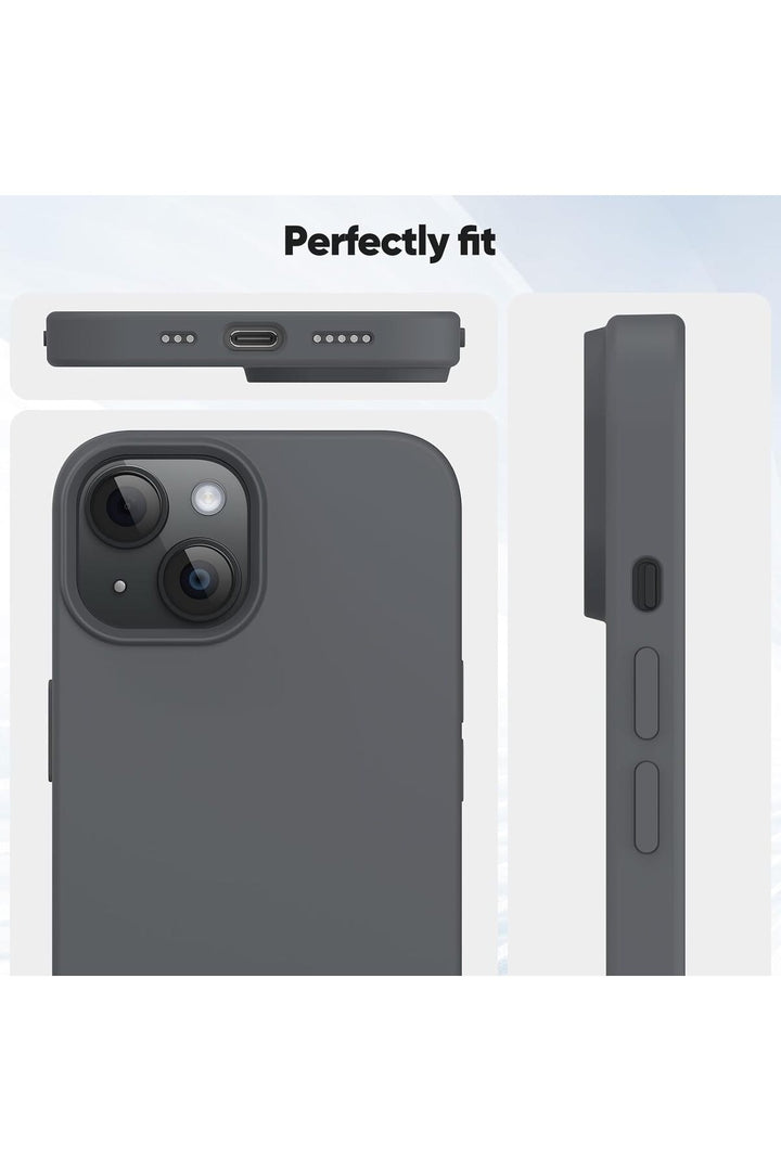 Yüksek Kaliteli iPhone 15  Uyumlu Kılıf Liquid Silikon Renkli Mat Lekelere Dayanıklı Kaymaz