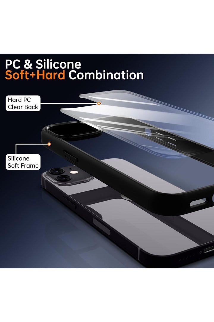 iPhone 11 Uyumlu Kılıf Kamera Çevresi Metal Sararmaya Karşı Dayanıklı Koruyucu Silikon Kapak