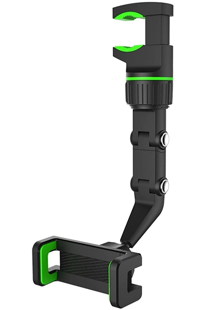 Araç Içi Dikiz Aynası Arka Koltuk Ve Masaüstü Montajlı Ayarlanabilir Siyah Renk Telefon Tutucu