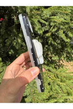 Load image into Gallery viewer, iPhone 13/14 Uyumlu Kılıf Simli Parlak Fiyonk Desenli Silikon Kamera Çevresi Koruyucu Kapak
