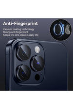 Load image into Gallery viewer, iPhone 15 Pro Max Uyumlu Kamera Lens Koruyucu Dayanıklı Renkli Metal Temperli Cam Kamera Lens Koruma
