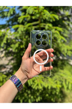 Load image into Gallery viewer, Xiaomi Redmi Note 14 Pro Uyumlu Kılıf Sert Sararmaz Magsafe Kamera Korumalı Koruyucu Dayanıklı Kapak
