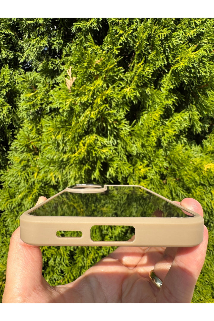 Samsung Galaxy S23 Fe Uyumlu Kılıf Siyah Transparan Şeffaf Kamera Çevresi Metal Koruyucu Silikon