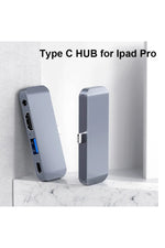 Load image into Gallery viewer, Macbook/iPad/iPhone Uyumlu Type-C HUB 4K 30HZ veya 1080P 60HZ HDMI 3.0 USB 3.5mm Kulaklık Çevirici
