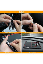 Load image into Gallery viewer, Çok Fonksiyonlu Numaratör Araç içi Telefon Tutucu Torpido Üstü Organizer Dağınklk Önleyici Kaydırmaz
