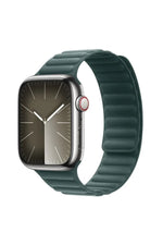 Load image into Gallery viewer, Apple Watch 9 8 7 6 5 4 3 2 1 Se 42mm/44mm/45mm/49mm Uyumlu Kordon Mıknatıslı Magnetli Deri Kordon
