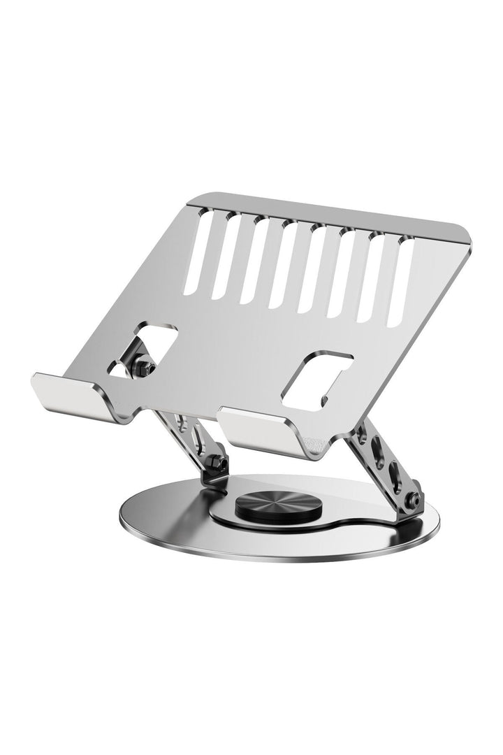 Dönebilen Yüksek Kaliteli Katlanabilir Ayarlanabilir Metal Masa Üstü Tablet Macbook Laptop Standı