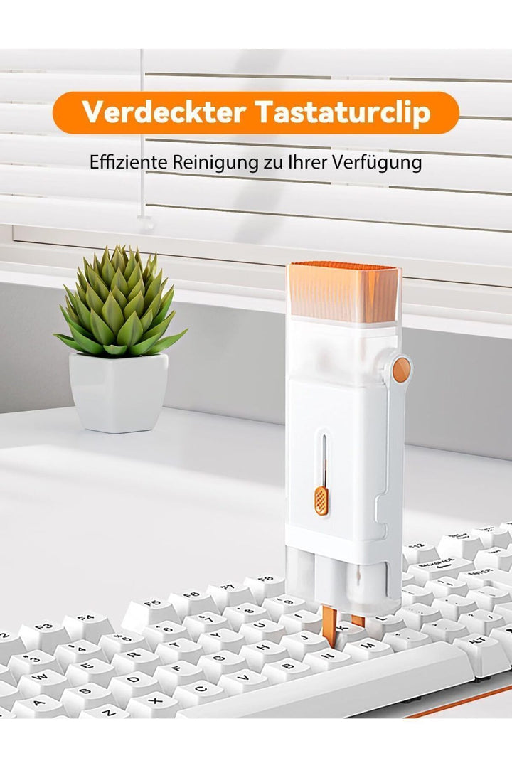 Çok Fonksiyonlu Katlanabilr Telefon Standı Telefon/Airpods/Kulaklk/PC/Klavye Temizleme Temizlik Kiti