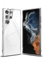 Load image into Gallery viewer, Samsung Galaxy S22 Ultra Uyumlu Kılıf 3D Kamera Korumalı Darbe Önleyici Şeffaf Esnek Silikon Kapak
