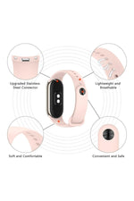 Load image into Gallery viewer, Xiaomi Mi Band 9 Uyumlu Kordon Liquid Silikon Ayarlanabilir Renkli Lekelere Dayanıklı Lansman Kordon
