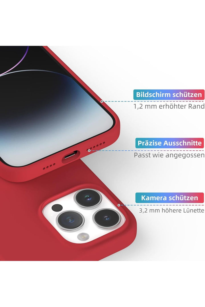 Yüksek Kaliteli iPhone 14 Pro  Uyumlu Kılıf Liquid Silikon Renkli Mat Lekelere Dayanıklı Kaymaz