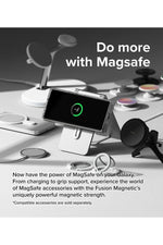 Load image into Gallery viewer, Samsung Galaxy Z Fold 6 Uyumlu Kılıf Kamera Çıkıntılı Şeffaf Magsafe Kablosuz Şarj Destekli Kapak
