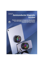 Load image into Gallery viewer, iPhone/Samsung ve Telefon Kıskaç Aparatlı Magsafe Tabletler için Soğutucu RGB Isı Önleyici Fan
