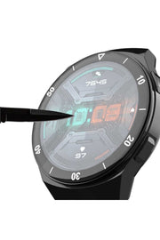 Huawei Gt 2e 46mm Sport Uyumlu Eko Ppma Pet 0.3mm Ultra Ince Kabarcık Yapmayan Saat Ekran Koruyucu