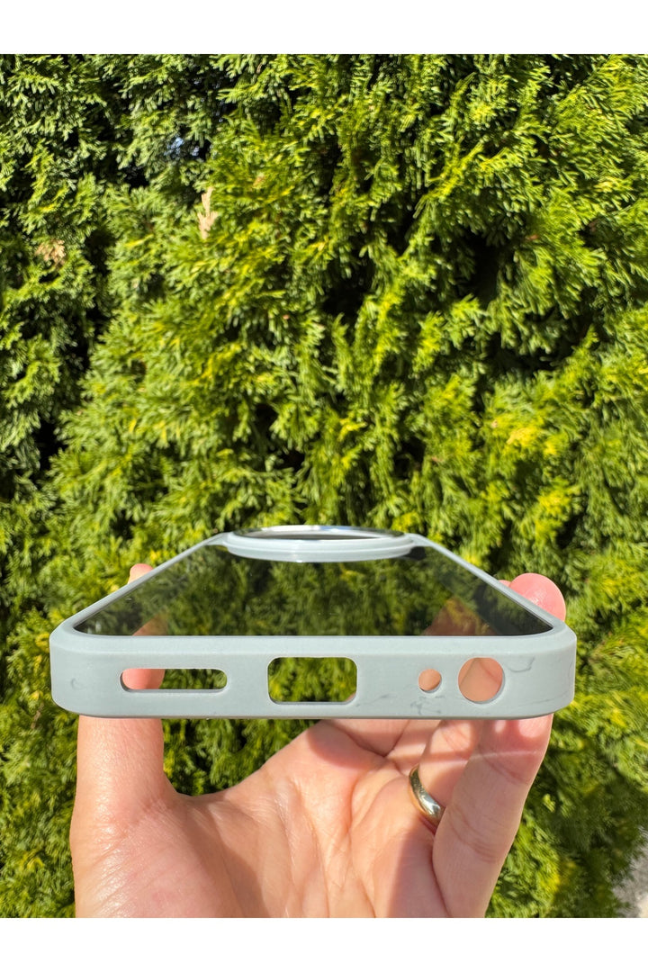 Tecno Spark 30C Uyumlu Kılıf Siyah Transparan Şeffaf Kamera Çevresi Metal Koruyucu Silikon Kapak