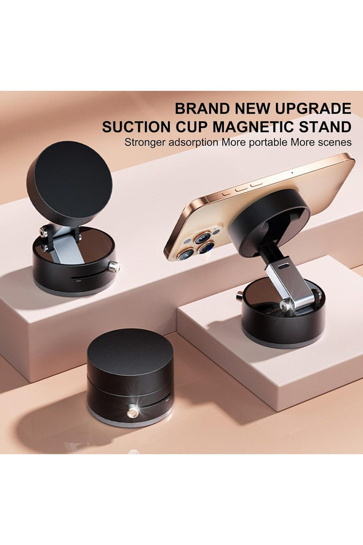 Yüksek Kalite Araç içi Magsafe Telefon Tutucu Kilitli Vakum Telefon ve Tablet Tutucu Masaüstü Stand