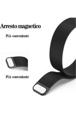 Load image into Gallery viewer, Xiaomi Mi Band 8 Uyumlu Kordon Ayarlanabilir Mıknatıslı Metal Hasır Manyetik Paslanmaz Kordon
