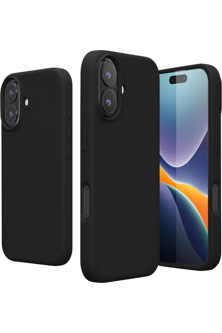 Yüksek Kaliteli iPhone 16 Uyumlu Kılıf Liquid Silikon Renkli Mat Lekelere Dayanıklı Kaymaz
