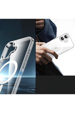 Load image into Gallery viewer, iPhone 17 Uyumlu Kılıf İnce Sert Sararmaz Magsafe Kamera Kenarı Koruyucu Dayanıklı Kapak
