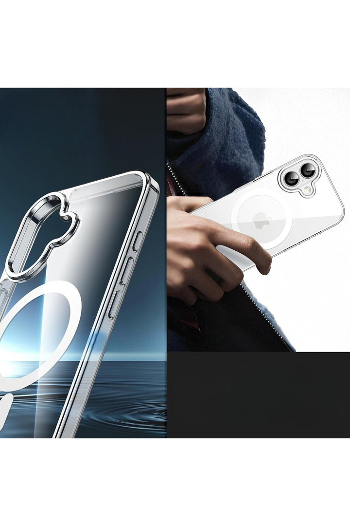 iPhone 17 Uyumlu Kılıf İnce Sert Sararmaz Magsafe Kamera Kenarı Koruyucu Dayanıklı Kapak