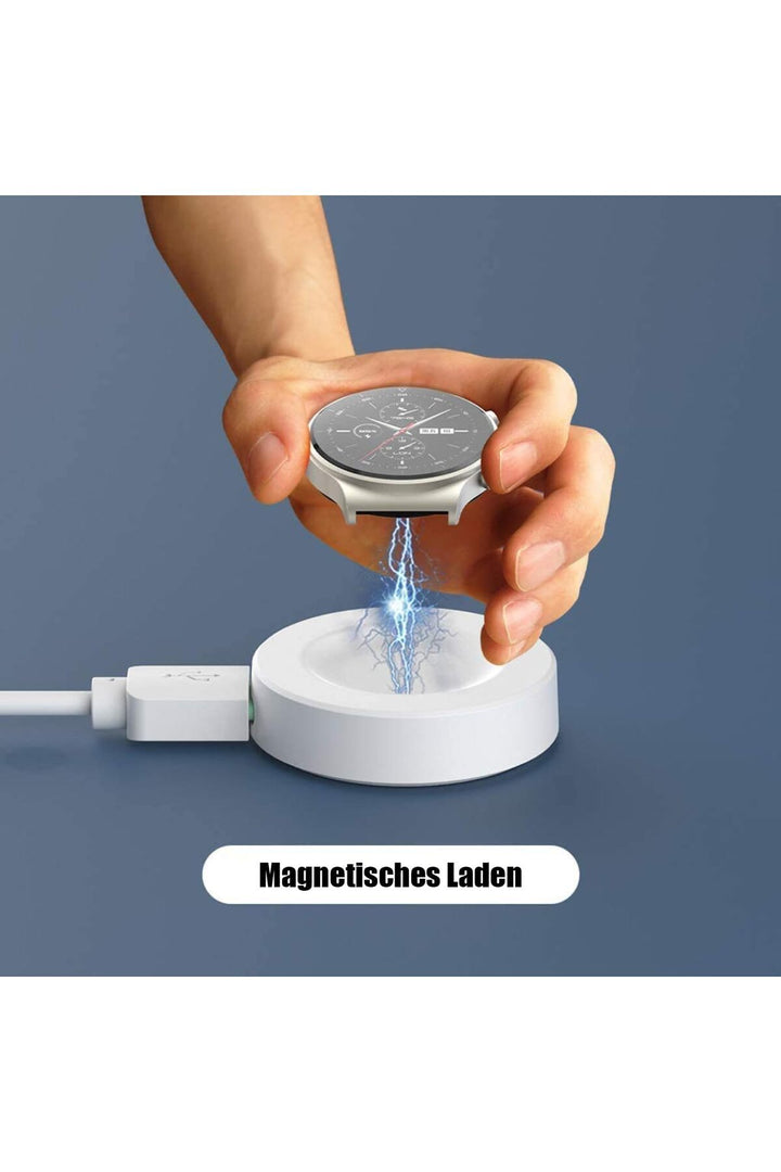 Huawei GT2 42mm/46mm Uyumlu Şarj Kablosu Manyetik Kablosuz Hızlı Şarj Aleti Standı