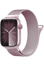 Load image into Gallery viewer, Apple Watch 9 8 7 6 5 4 3 2 Se 42mm/44mm/45mm/49mm Uyumlu Kordon Mıknatıslı Ayarlanabilir Metal
