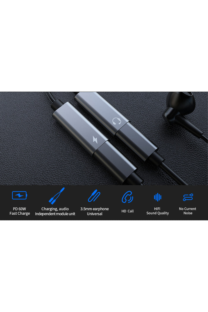 iPhone 15 Pro 15 Plus 15 Pro Max Uyumlu Type-C Kulaklık Çevirici Dönüştürücü Bluetooth Gerektirmez