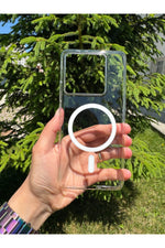 Load image into Gallery viewer, Xiaomi Mi 14T Pro Uyumlu Kılıf Sert Sararmaz Magsafe Kamera Korumalı Koruyucu Dayanıklı Kapak
