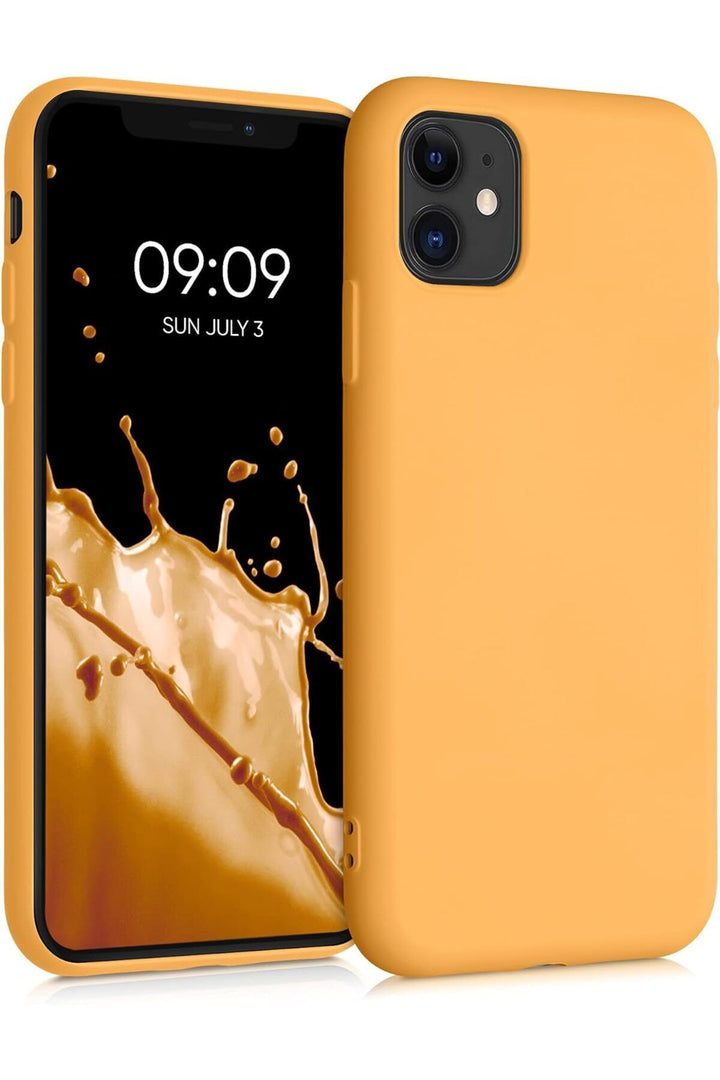 Yüksek Kaliteli iPhone 11 Uyumlu Kılıf Liquid Silikon Renkli Mat Lekelere Dayanıklı Kaymaz