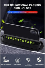 Load image into Gallery viewer, Araç içi Telefon Numaratör Araç Park Telefonu Premium Kokulu Telefon Tutucu Özellikli Numaratör
